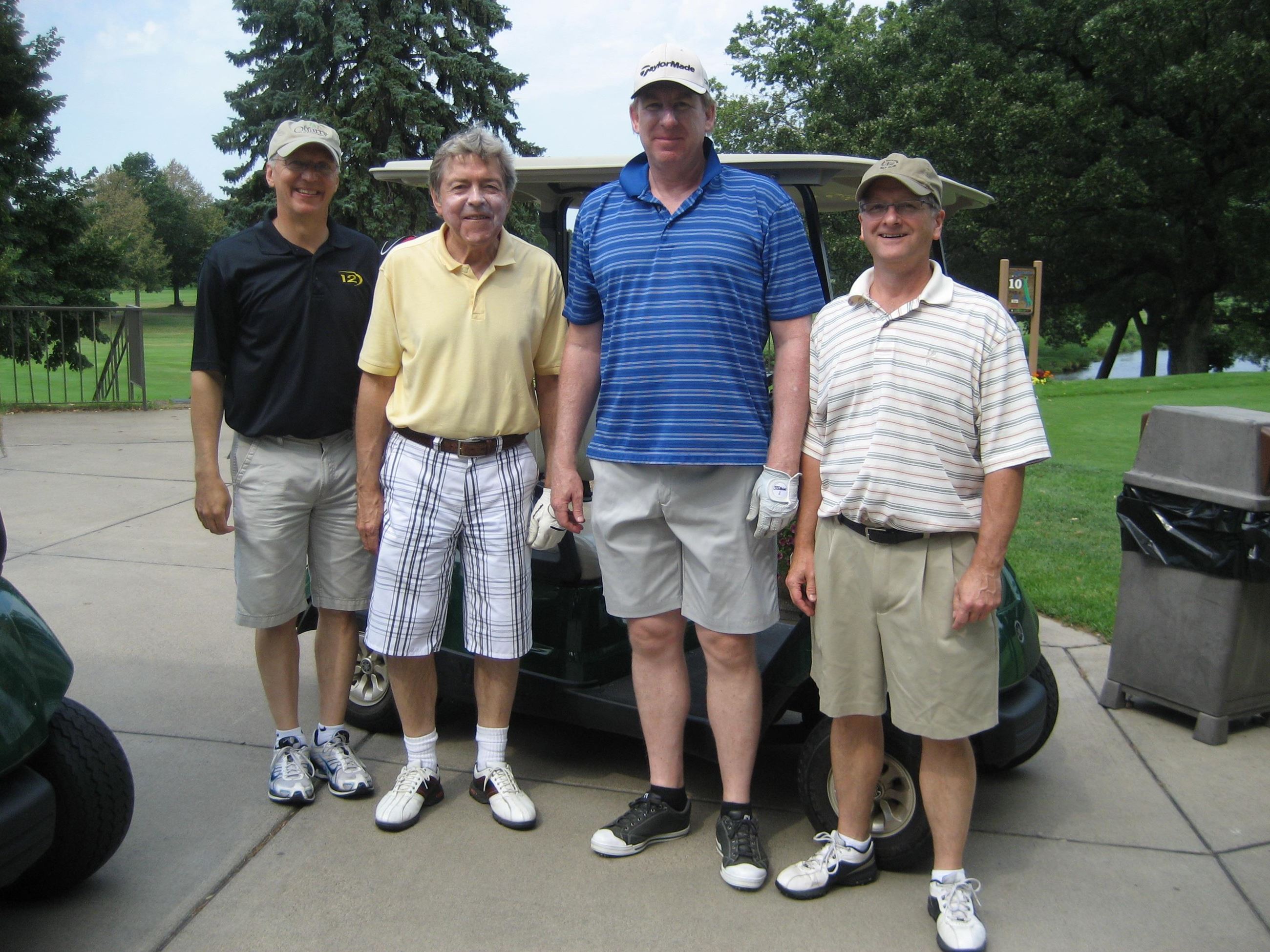 Golf Team Composed of Older Gentlemen