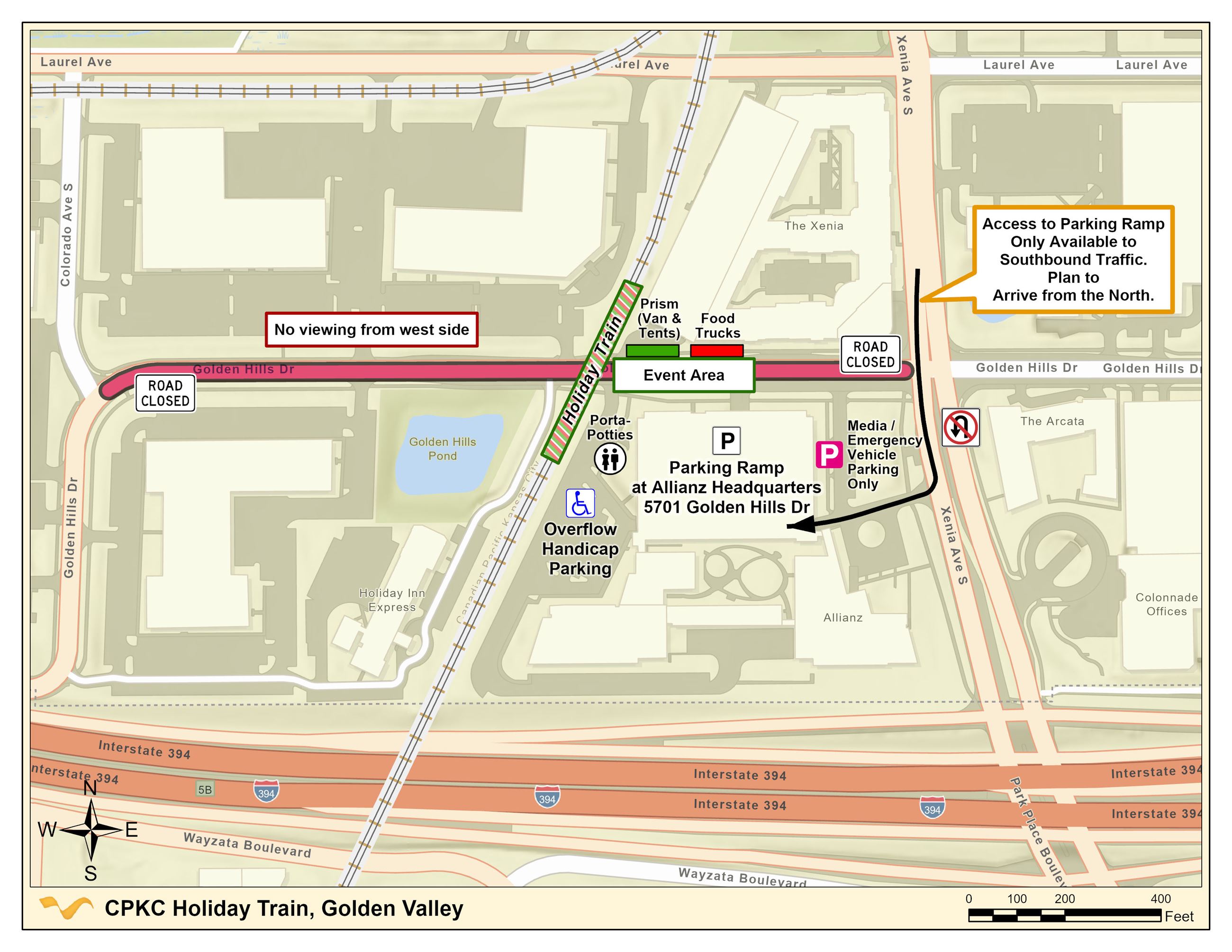 Holiday Train Public Map 2024