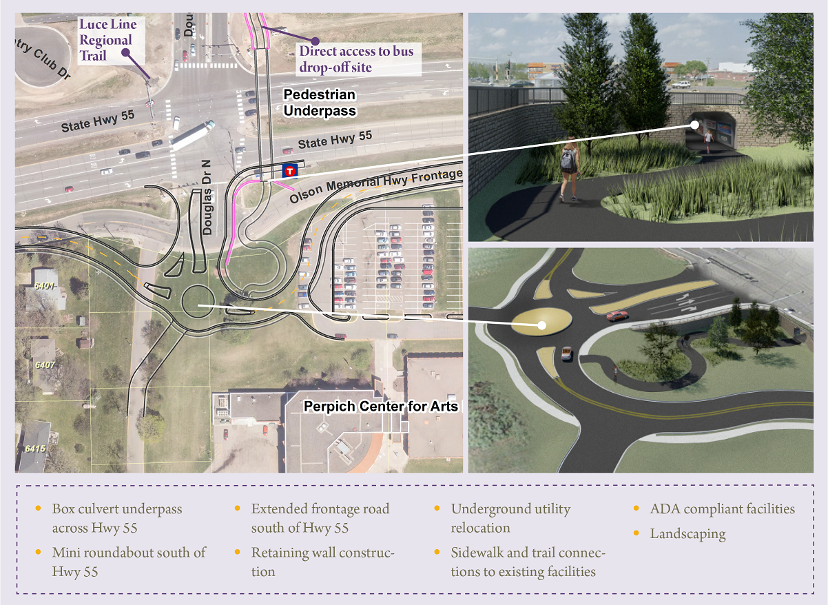 Douglas Drive/Highway 55 Intersection Proposed Project Opens in new window